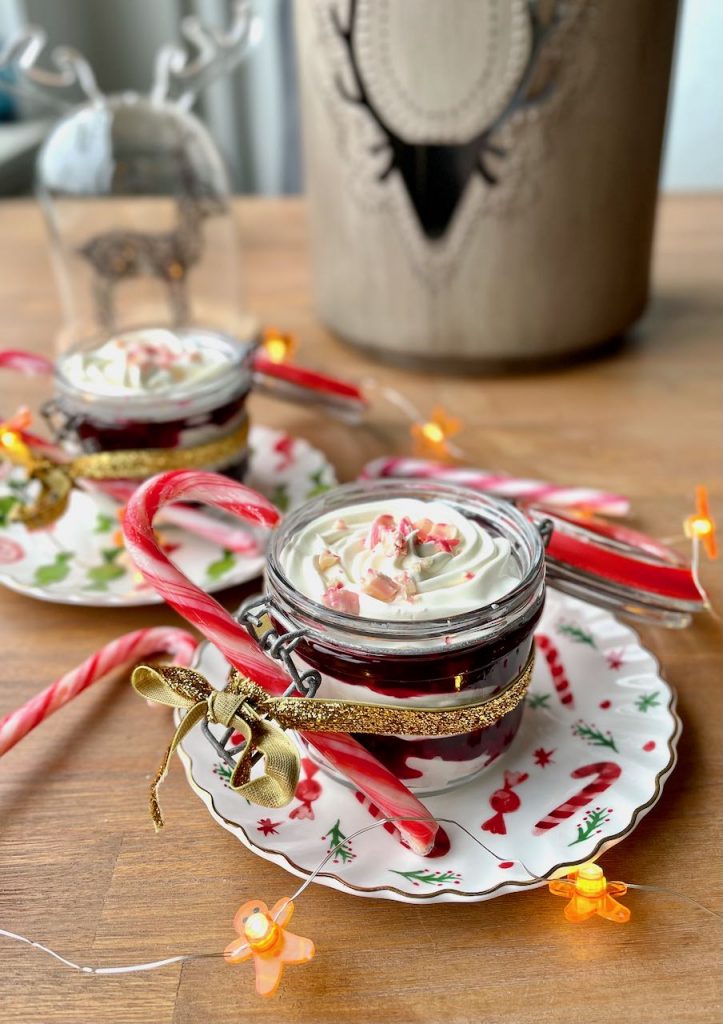 Candy cane mousse