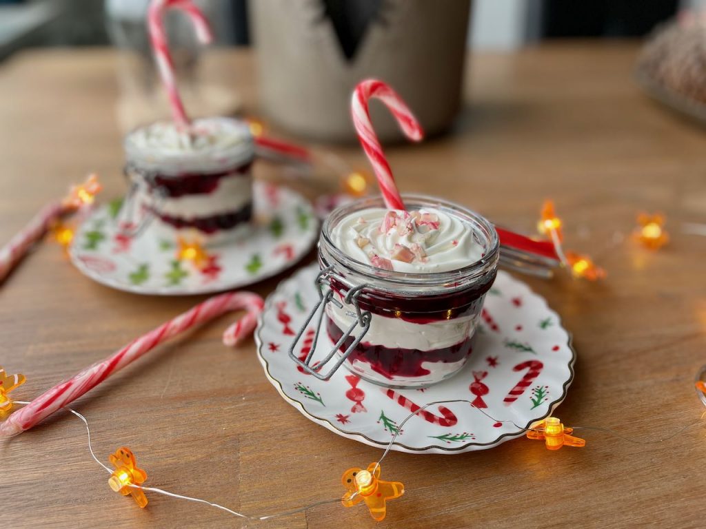 Desserts voor kerst: Candy cane mousse