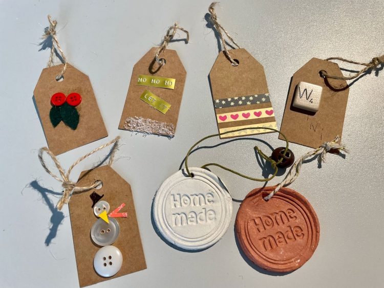kerstcadeau labels maken