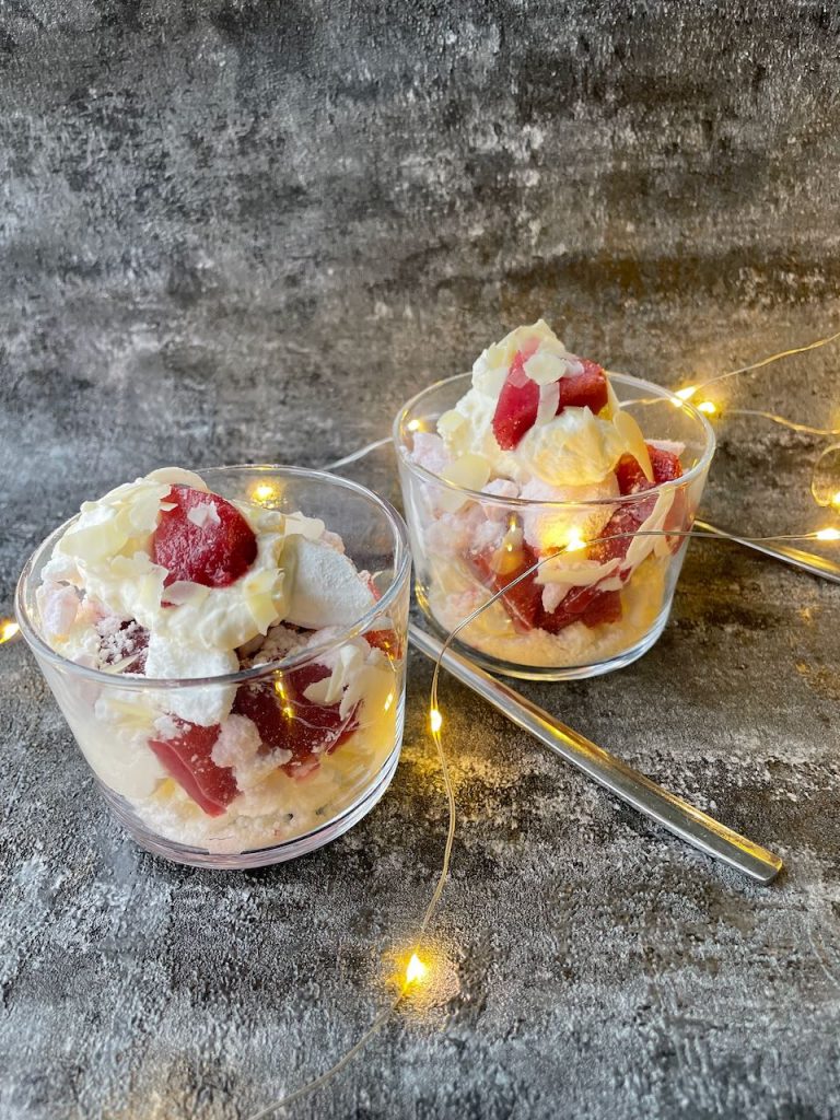 Eton mess met stoofperen