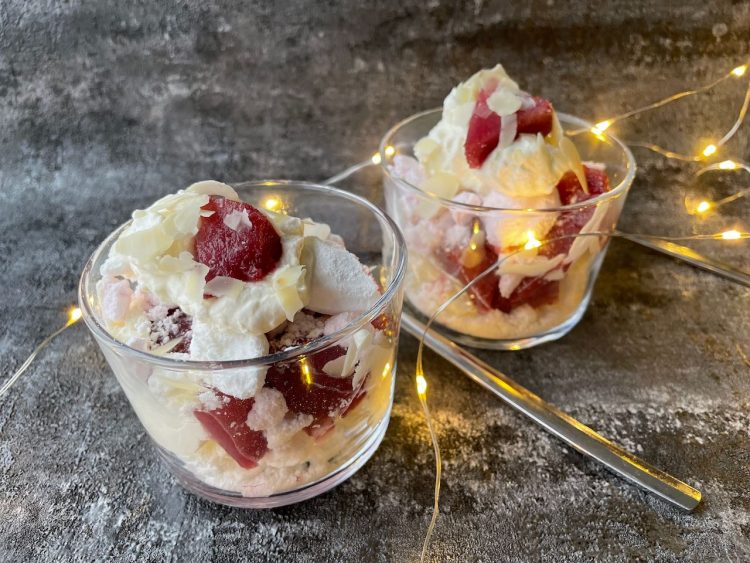Eton mess met stoofperen