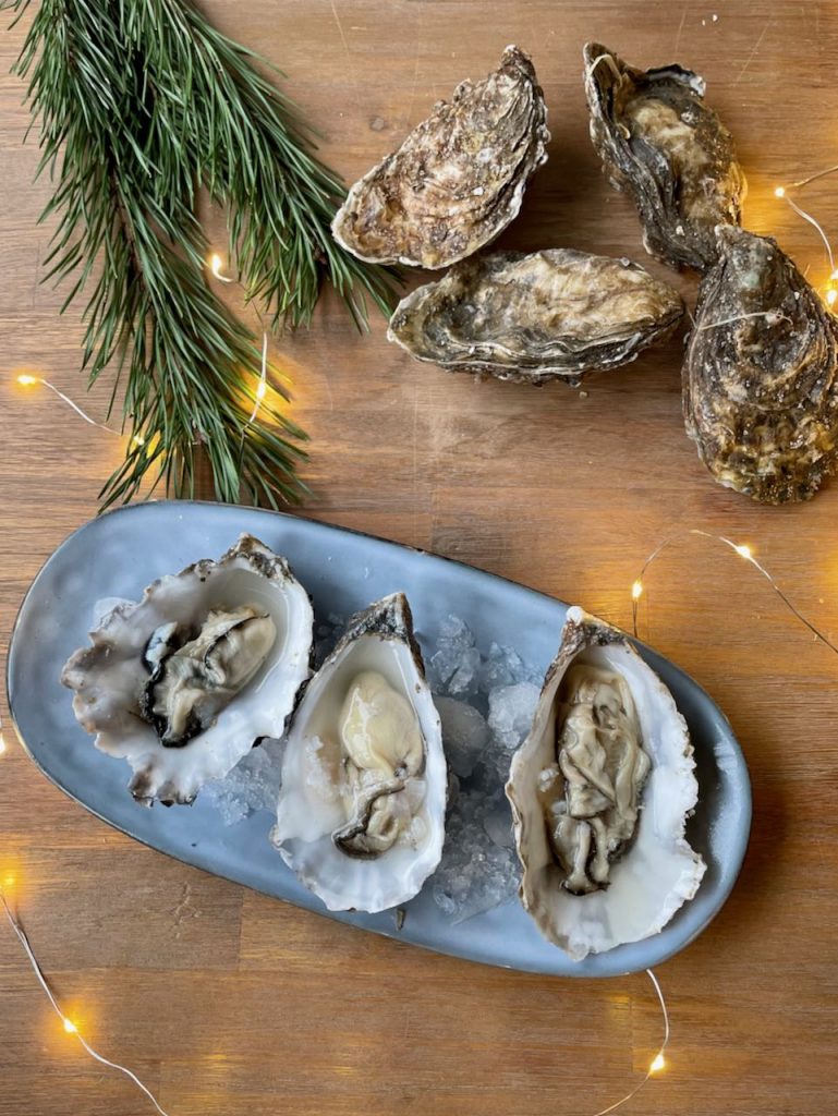 Gestoomde oesters met Aziatische dressing