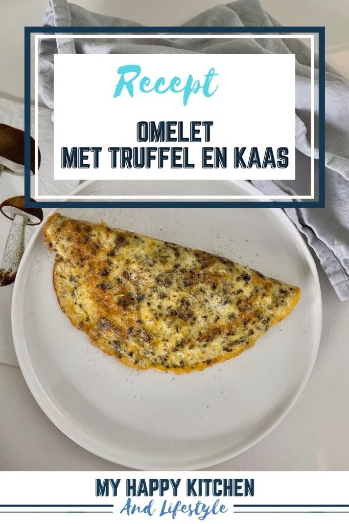 Omelet met truffel en kaas