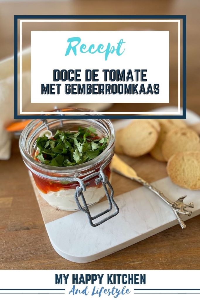 Doce de tomate met gemberroomkaas