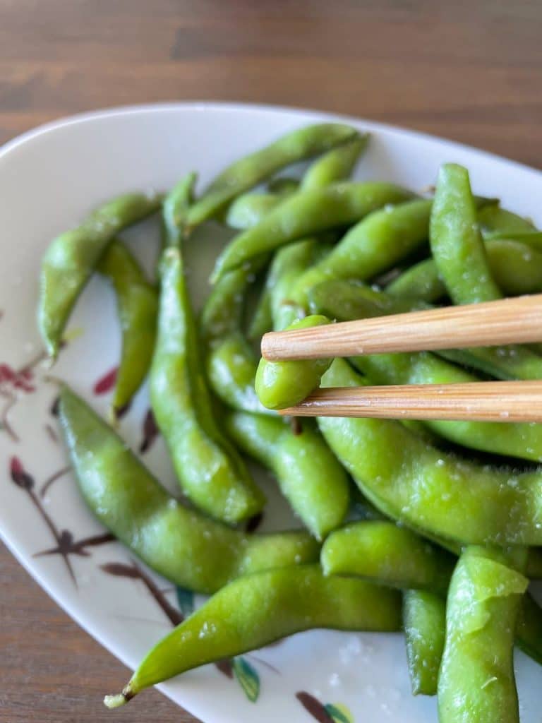 Edamame boontjes koken