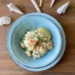 risotto met garnalen en zeekraal