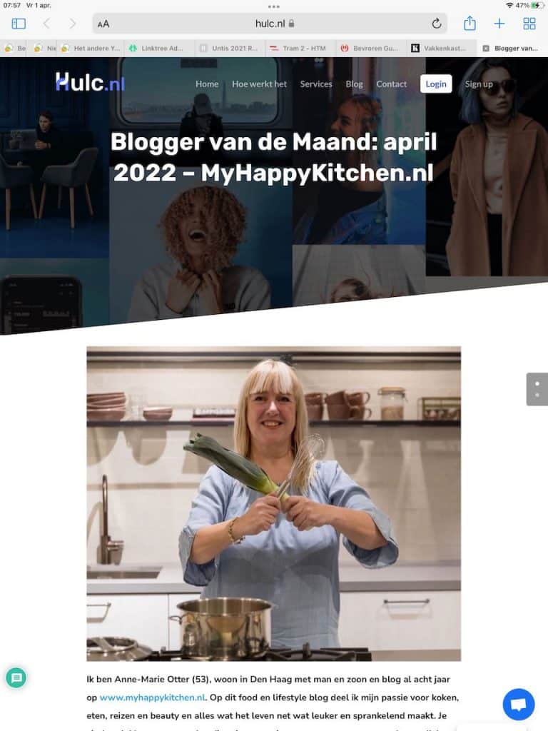 Hulc blogger van de maand
