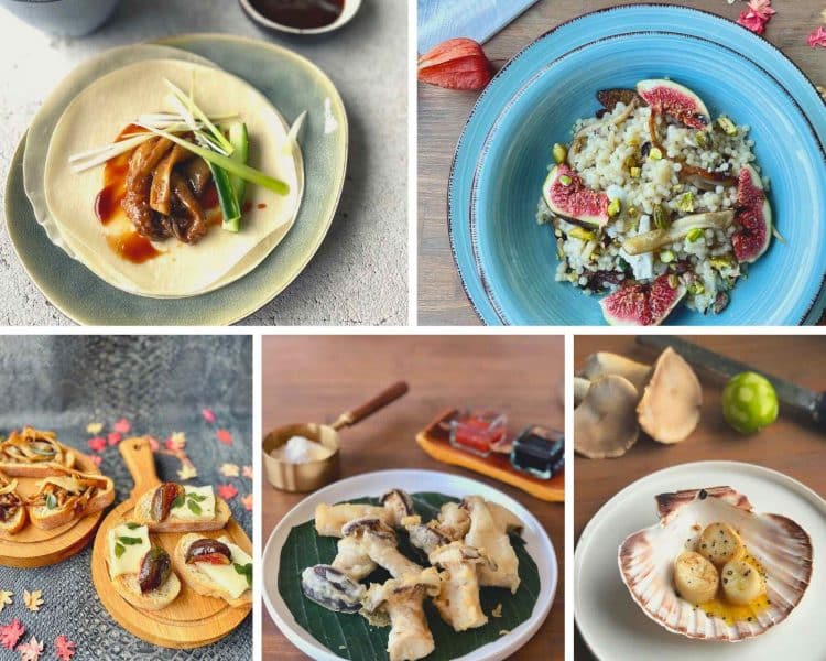vegetarische recepten met oesterzwammen