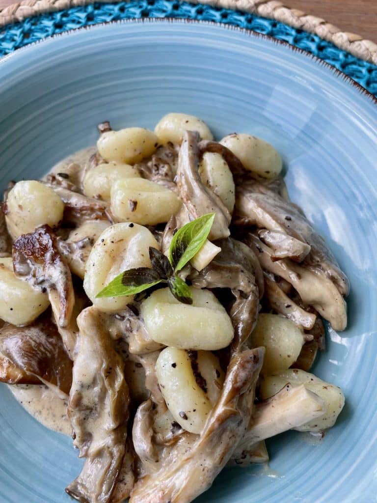 gnocchi met oesterzwammen