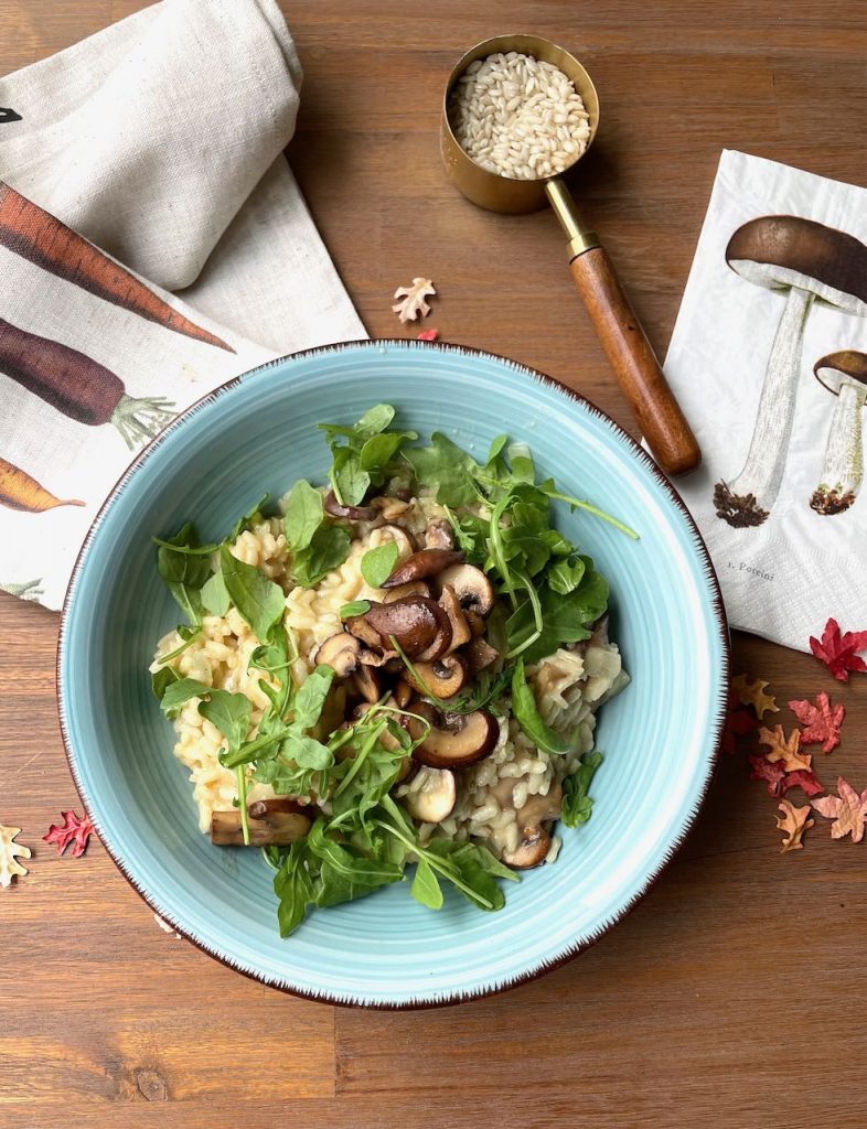 Risotto met paddenstoelen