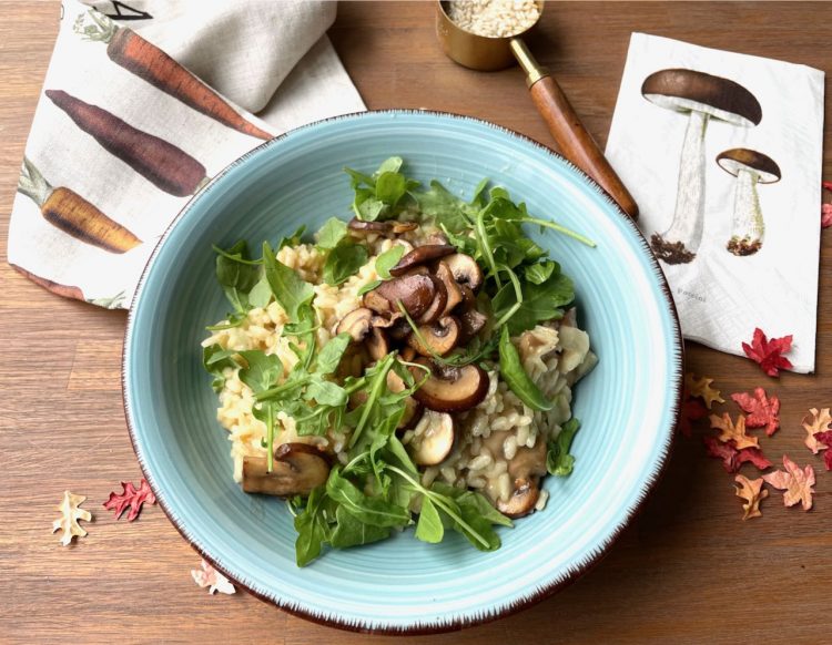 Risotto met paddenstoelen