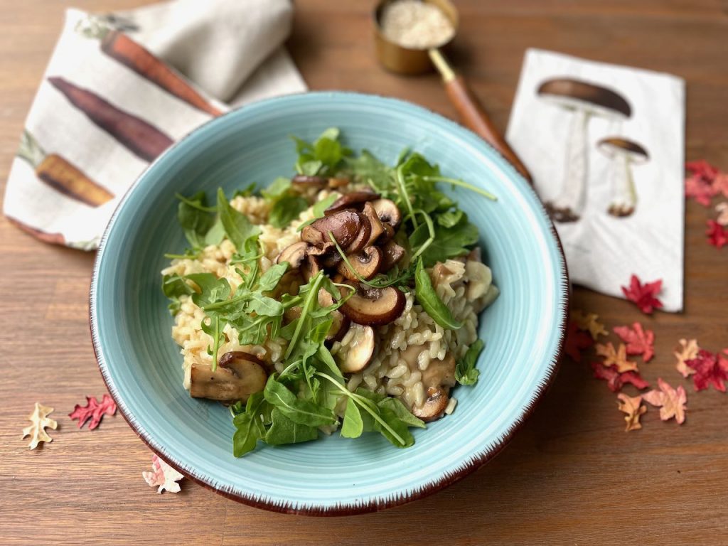 Risotto met paddenstoelen