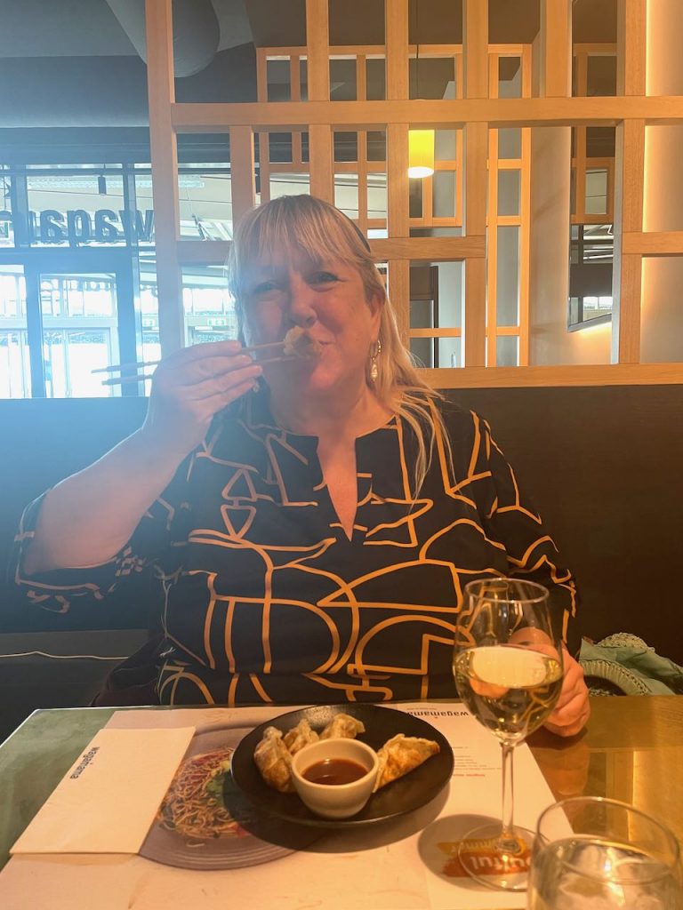 Gyoza bij wagamama