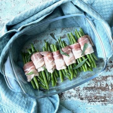 Haricot verts rolletjes met spek