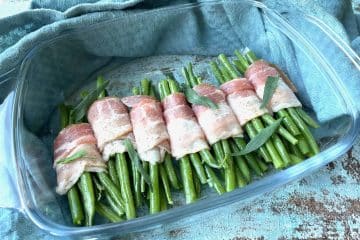 haricot verts rolletjes met spek