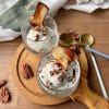 gorgonzola mousse met perenchips