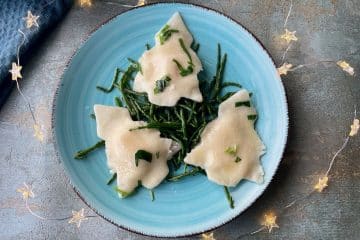 Ravioli met garnalen