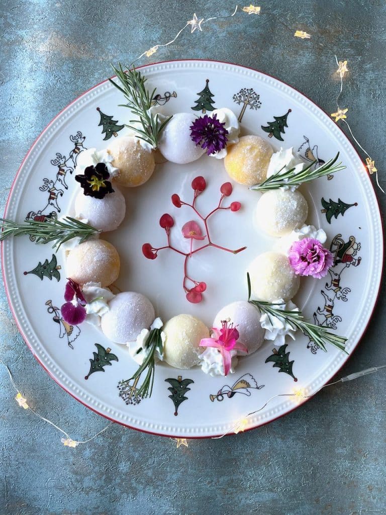 Desserts voor kerst: Mochi ijskrans