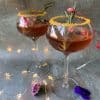 Kerstcocktail bosbessen spritz