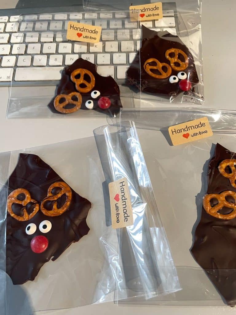 Rendier chocoladebrokken