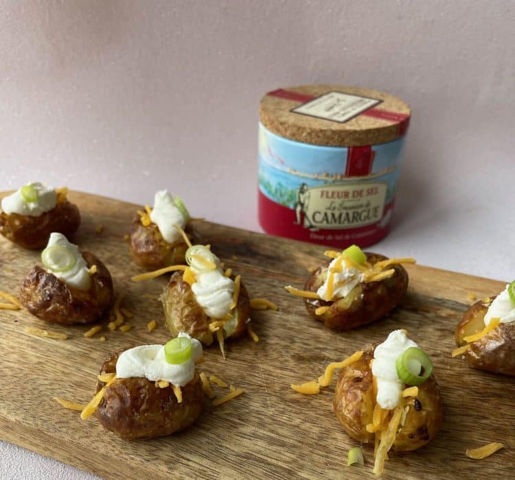 Mini jacket potato bites