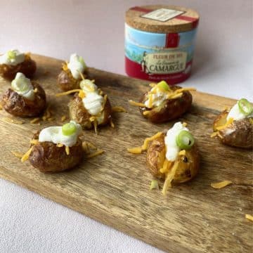 Mini jacket potato bites