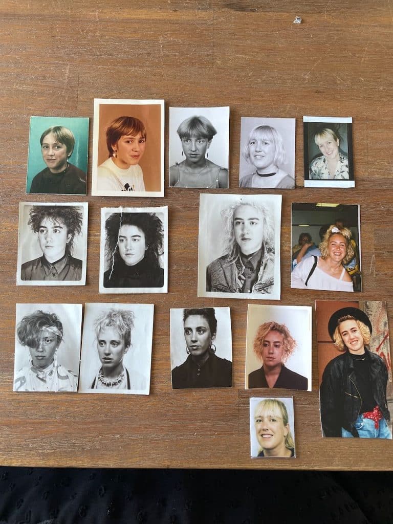 Oude pasfoto's
