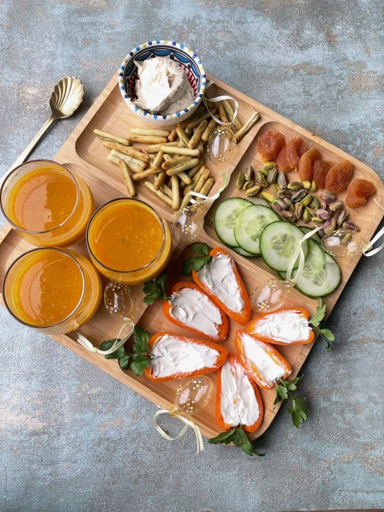 Gezonde borrelplank voor Pasen