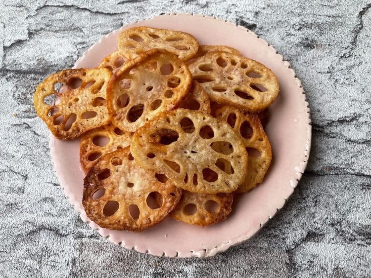 Lotuswortel chips