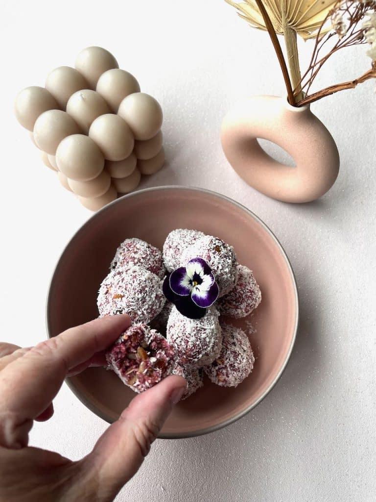 frambozen bliss balls