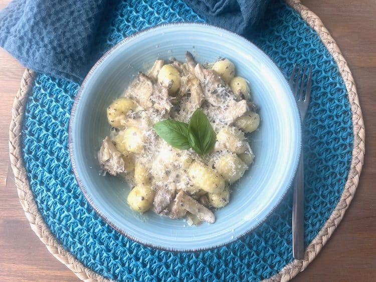 gnocchi met paddenstoelen