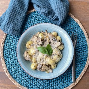 Gnocchi met paddenstoelen