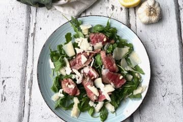 Biefstuk tagliata salade