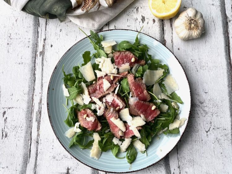 Biefstuk tagliata salade