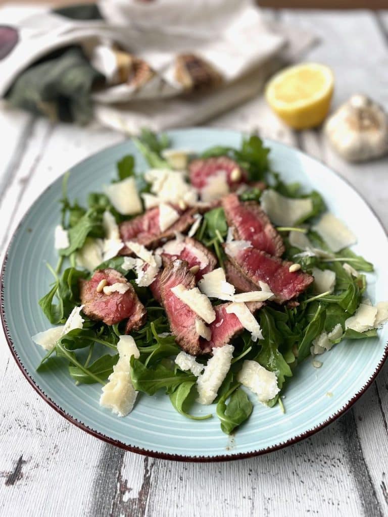 Biefstuk tagliata salade