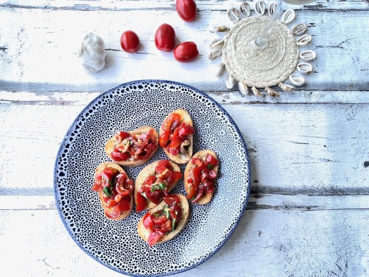Bruschetta uit de airfryer
