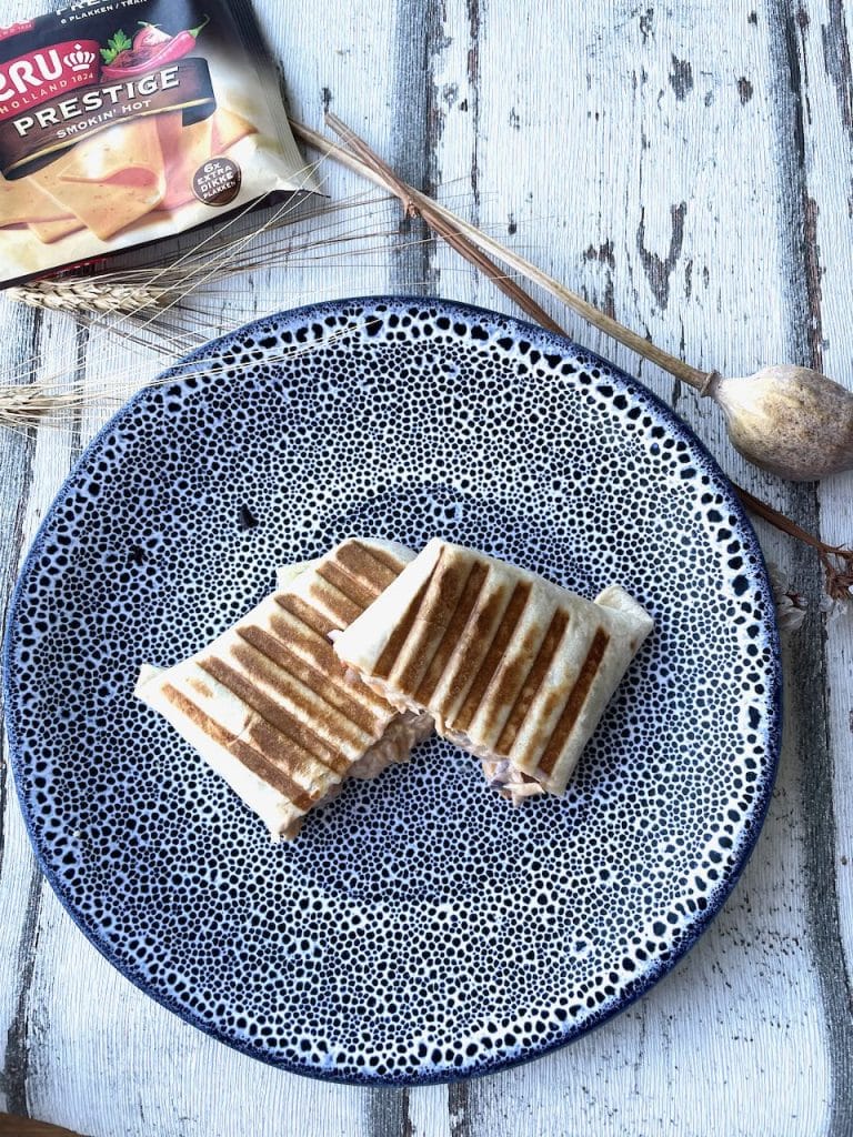 tuna melt wraps