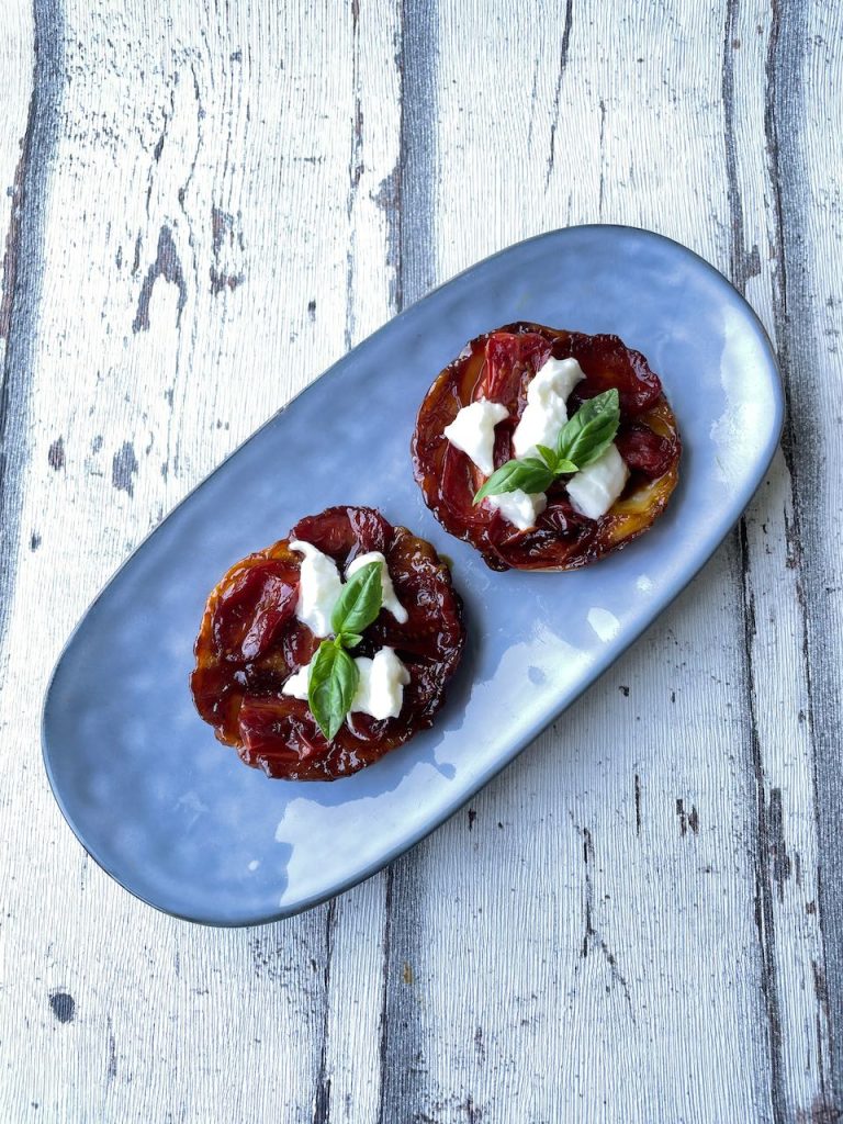 Mini hartige tarte tatin
