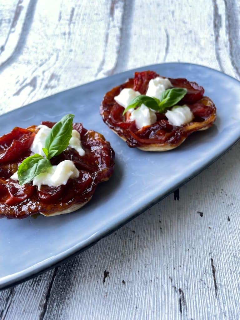 Mini hartige tarte tatin