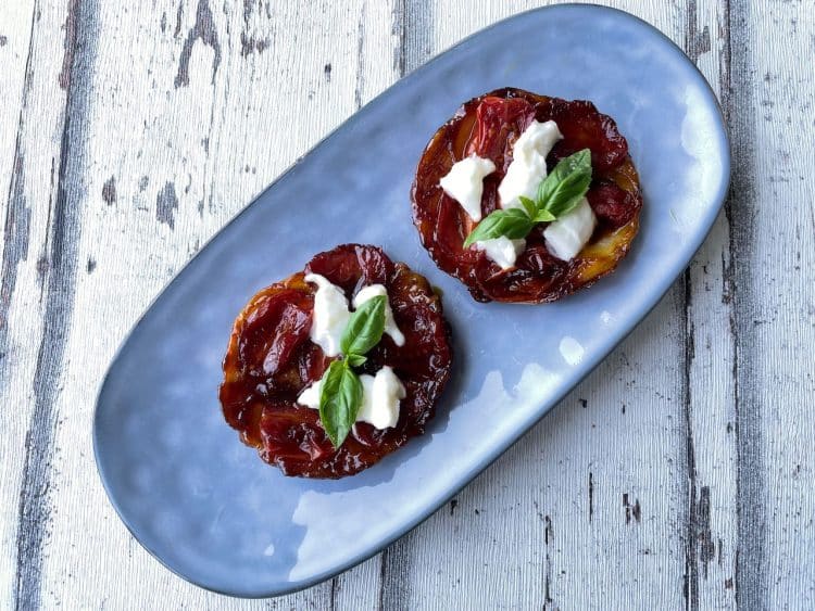 Mini hartige tarte tatin