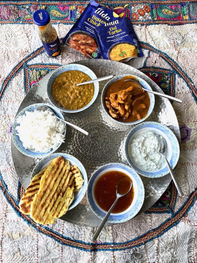 Thali met Indiase raita