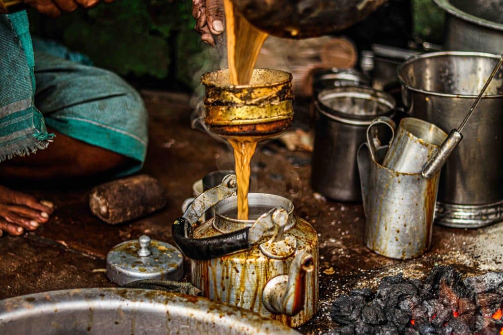 masala chai verkoper