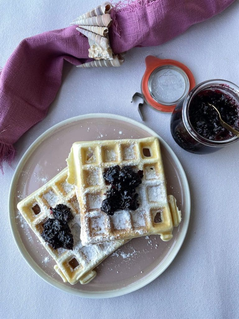 blauwe bessenjam