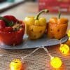 Halloween paprika's met gehakt
