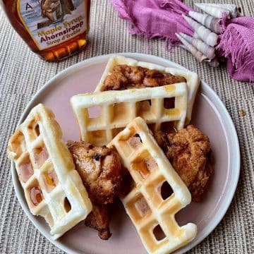 Chicken and waffles