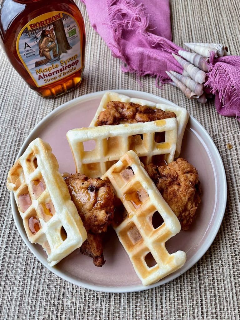 Chicken and waffles