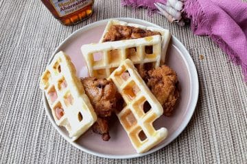 Chicken and waffles