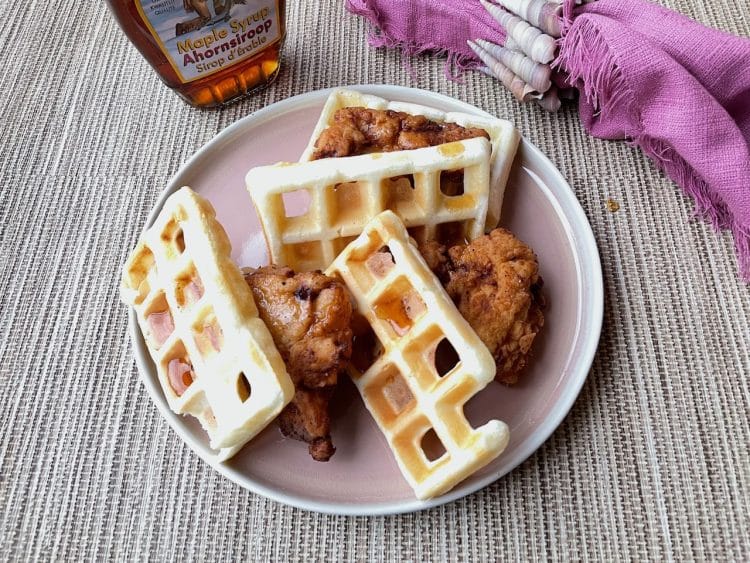 Chicken and waffles