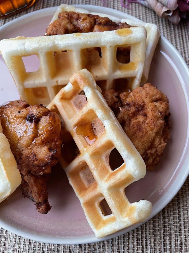 Chicken and waffles