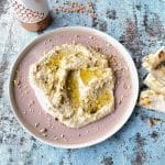 hummus van rode linzen